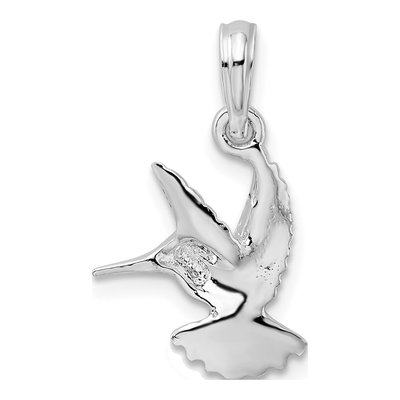Sterling Silver Hummingbird Pendant – view 5