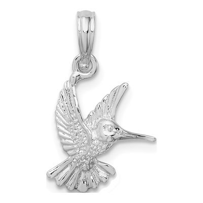 Sterling Silver Hummingbird Pendant
