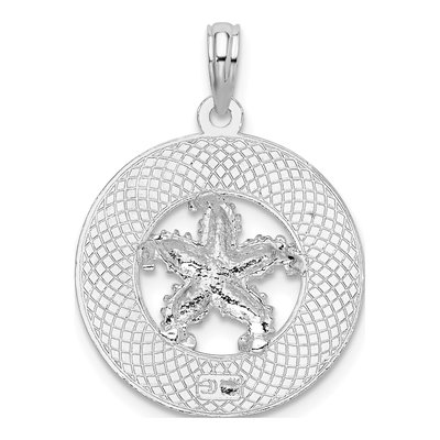 Sterling Silver Fort Myers Beach Starfish Pendant – view 5
