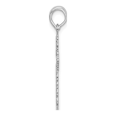 Sterling Silver Filigree Lace-Edge Cross Pendant – view 3