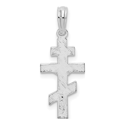 Sterling Silver Byzantine Crucifix Pendant – view 5