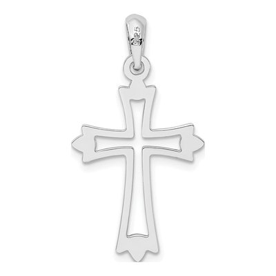 Sterling Silver Cut-Out Cross Pendant – view 5