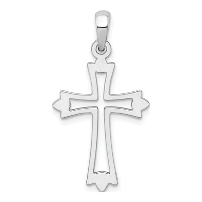 Sterling Silver Cut-Out Cross Pendant