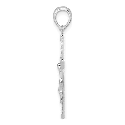 Sterling Silver Latin Crucifix Pendant – view 3