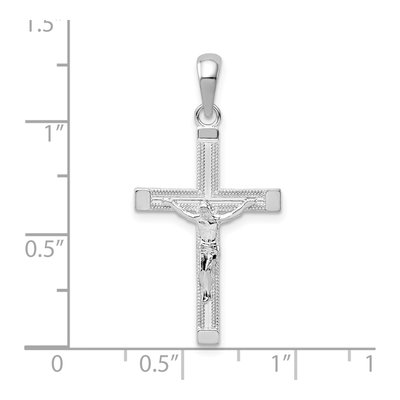 Sterling Silver Latin Crucifix Pendant – view 4