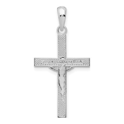 Sterling Silver Latin Crucifix Pendant – view 5