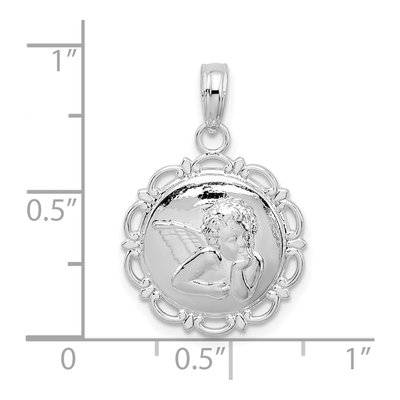 Sterling Silver Angel Pendant – view 4