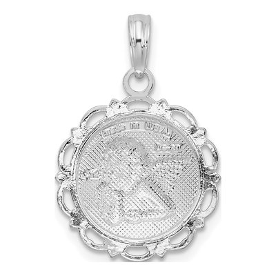 Sterling Silver Angel Pendant – view 5