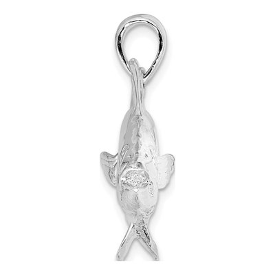 Sterling Silver Skipjack Tuna Fish Pendant – view 3