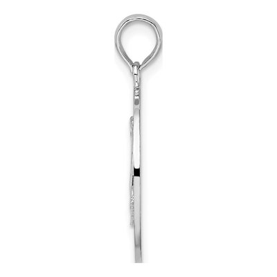 Sterling Silver Pentwater Michigan Sailboat Circle Pendant – view 3