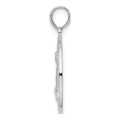 Sterling Silver Pentwater Michigan Lighthouse Pendant – view 3