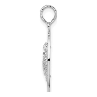 Sterling Silver Pentwater Michigan Turtle Pendant – view 4