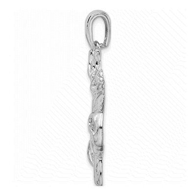 Sterling Silver Large Horse Head Pendant – view 3