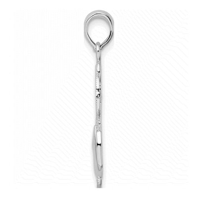 Sterling Silver Anchor Pendant – view 3