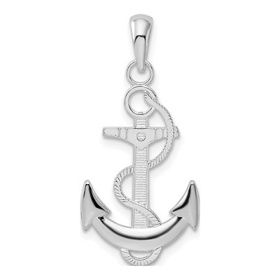 Sterling Silver Anchor Pendant
