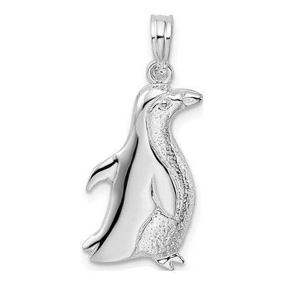 Sterling Silver Penguin Pendant