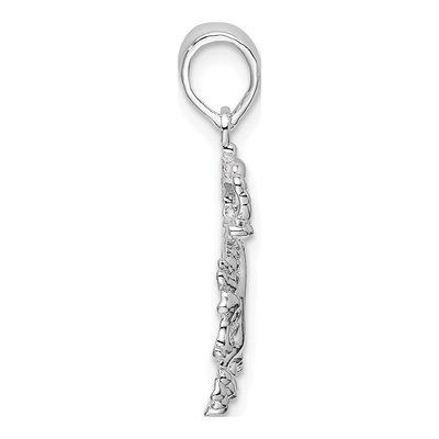 Sterling Silver Small Dragon Pendant – view 3