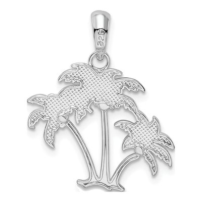 Sterling Silver Palm Trees Pendant – view 5