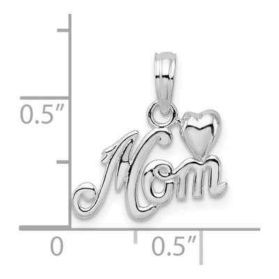 Sterling Silver Mom Pendant – view 4