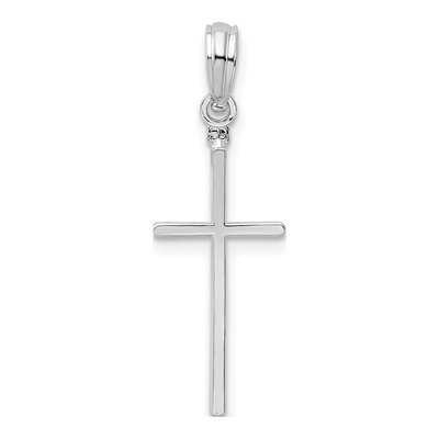 Sterling Silver Thin Latin Cross Pendant