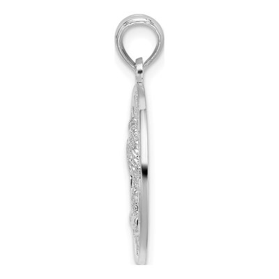 Sterling Silver Sanibel Circle Palm Tree Pendant – view 3