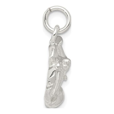 Sterling Silver Race Car Pendant – view 3
