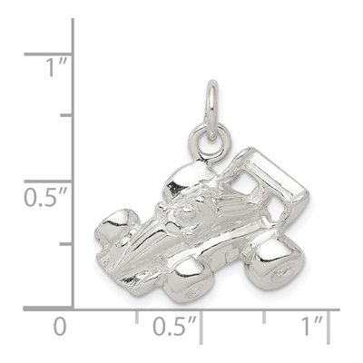 Sterling Silver Race Car Pendant – view 5