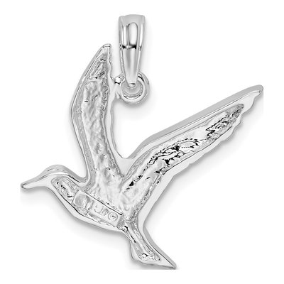 Sterling Silver Flying Seagull Pendant – view 5