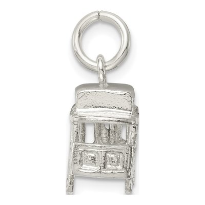 Sterling Silver Caboose Charm – view 3