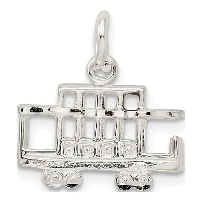 Sterling Silver Caboose Charm – view 4