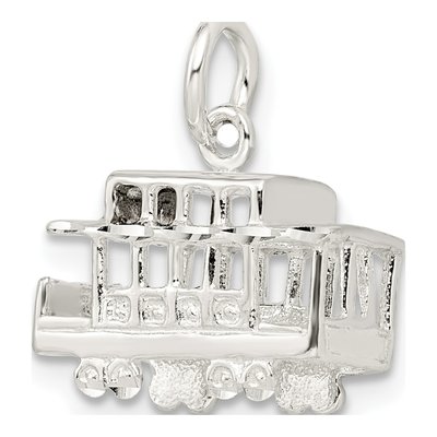 Sterling Silver Caboose Charm – view 6