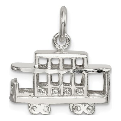 Sterling Silver Caboose Charm
