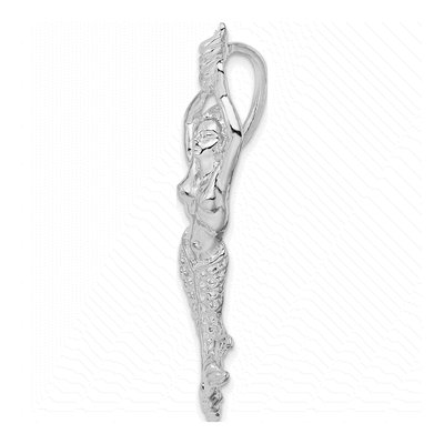 Sterling Silver Mermaid Shell Charm – view 3