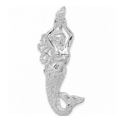 Sterling Silver Mermaid Shell Charm