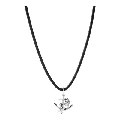 Sterling Silver 3D Anchor Mermaid Pendant – view 7