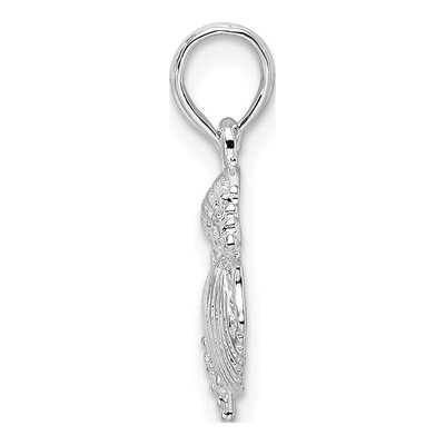 Sterling Silver Shell Cluster Pendant – view 3