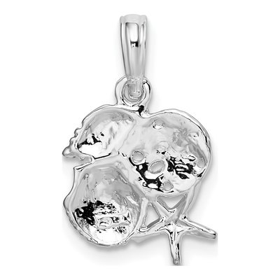 Sterling Silver Shell Cluster Pendant – view 5