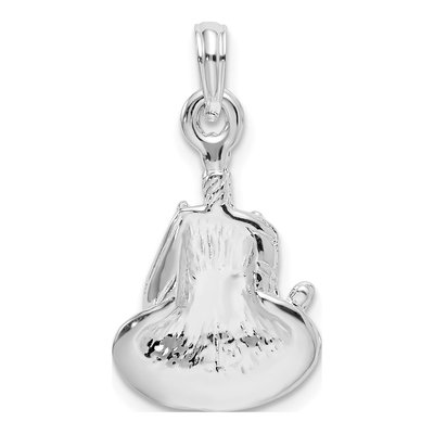 Sterling Silver Happy Birthday Cake Pendant – view 5