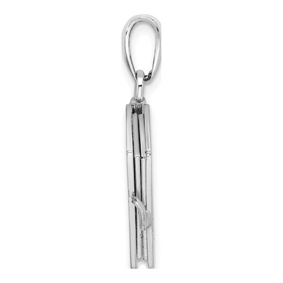 Sterling Silver 3D Lord's Prayer Bible Pendant – view 3