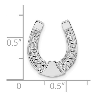 Sterling Silver Horseshoe Charm – view 4