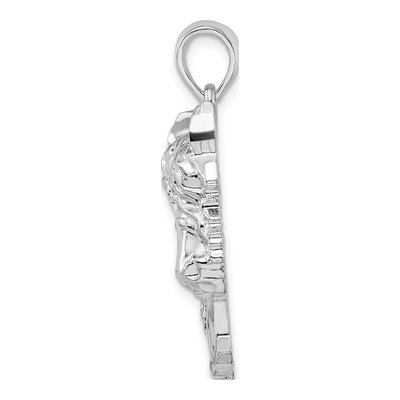 Sterling Silver Horse Head Pendant – view 3