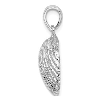 Sterling Silver Scallop Shell Pendant – view 3