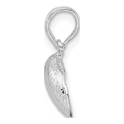 Sterling Silver Clam Shell Pendant – view 3