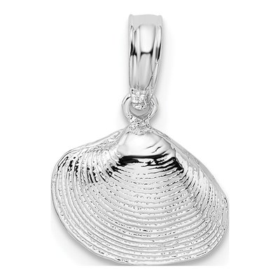 Sterling Silver Clam Shell Pendant