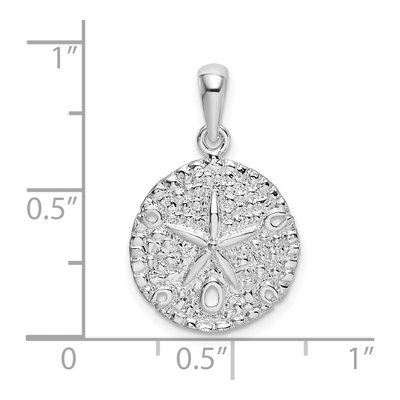 Sterling Silver Sand Dollar Pendant – view 4