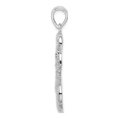 Sterling Silver Basketball Net Pendant – view 3