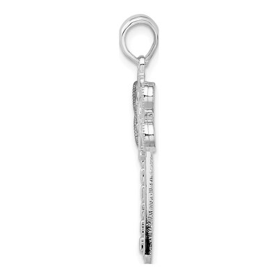 Sterling Silver Cut-Out Dragonfly Pendant – view 3