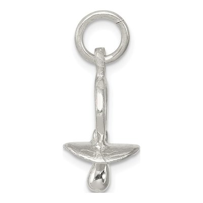 Sterling Silver Pacifier Pendant – view 3