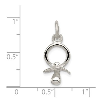 Sterling Silver Pacifier Pendant – view 4