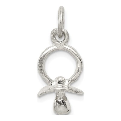 Sterling Silver Pacifier Pendant – view 5
